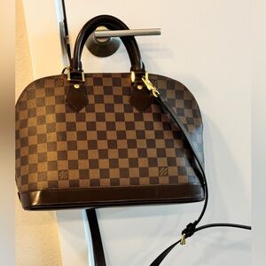 Louis Vuitton Brown Damier Ebene Purse